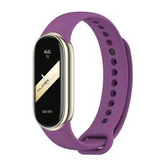 Per cinturino in silicone tinta unita Xiaomi Mi Band 8 Mijobs (viola)