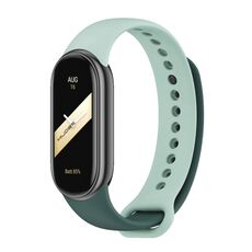 Per Xiaomi Mi Band 8 Mijobs cinturino in silicone bicolore (corvo blu + acqua)