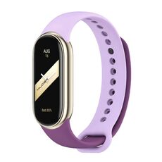 Per cinturino in silicone bicolore Mijobs Xiaomi Mi Band 8 (viola + taro viola)