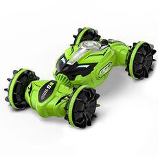 JJR/C Q150 2.4G 4WD Auto anfibia telecomandata a doppia faccia (verde)