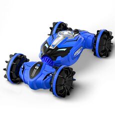 JJR/C Q150 2.4G 4WD Auto anfibia telecomandata a doppia faccia(Blu)
