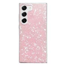 Per Samsung Galaxy S22+ Custodia protettiva in TPU con motivo a conchiglia (rosa)