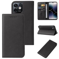 Custodia per telefono in pelle con chiusura magnetica per Ulefone Note 16 Pro (nero)