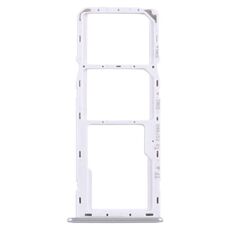 Per Samsung Galaxy A22 5G SM-A226B Vassoio per scheda SIM originale + Vassoio per scheda SIM + Vassoio per scheda Micro SD (Argento)