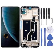 Per ZTE Blade V30 9030 A9030 digitalizzatore schermo LCD assemblaggio completo con telaio (nero)