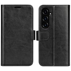 Per Samsung Galaxy S23 FE 5G R64 Custodia in pelle a conchiglia orizzontale per Samsung Galaxy S23 FE 5G R64 (nero)
