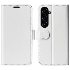 Per Samsung Galaxy S23 FE 5G R64 Custodia in pelle a conchiglia orizzontale per Samsung Galaxy S23 FE 5G R64 (bianca)