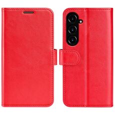 Per Samsung Galaxy S23 FE 5G R64 Custodia in pelle a conchiglia orizzontale per Samsung Galaxy S23 FE 5G R64 (rosso)