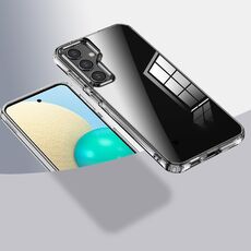 Per Samsung Galaxy S23 FE 5G Armor Custodia rigida in TPU trasparente per PC (trasparente)