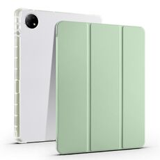 Custodia per tablet in pelle TPU trasparente pieghevole da 12,1 pollici per vivo Pad2 da 3 pollici con slot per penna (verde Matcha)