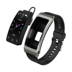 K13S Schermo TFT da 1,14 pollici Cinturino in silicone Smart Calling Bracciale Supporta la gestione del sonno/Monitoraggio dell'ossigeno nel sangue (Appannamento)