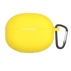 Custodia protettiva per auricolari in TPU antiurto per Xiaomi Redmi Buds 4 Lite con gancio (giallo)