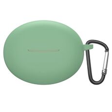 Custodia protettiva per auricolari in TPU antiurto per Xiaomi Redmi Buds 4 Lite con gancio (verde)