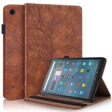 Per Amazon Fire Max 11 Life Tree Series Custodia per tablet orizzontale in pelle flip (marrone)