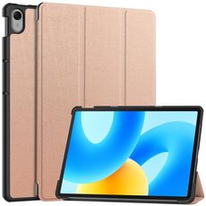 Per Huawei MatePad 11.5 2023 Custer Texture 3-Fold Custodia in pelle per tablet (oro rosa)