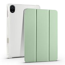 Per Honor Pad 8 Custodia per tablet in pelle TPU trasparente pieghevole a 3 pieghe (verde Matcha)