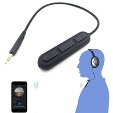 Cavo Bluetooth per cuffie BOSE QC25 / OE2 / QC35 / AKG / Y50 / Y40 (nero)