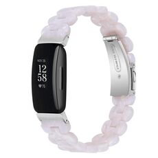 Per cinturino di ricambio in resina ovale Fitbit Inspire 3 (bianco perla)