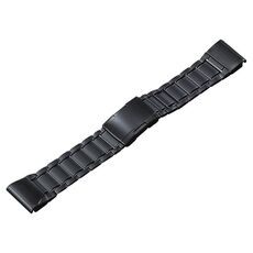 Per Garmin Forerunner 965/955/945/935 Cinturino per orologio in acciaio al titanio con cinque perline da 22 mm a sgancio rapido (nero)