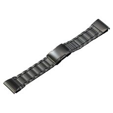 Cinturino per orologio Garmin Tactix 7 Pro/Fenix 7X/6X Pro 26 mm a sgancio rapido con cinque sfere in acciaio al titanio (grigio)