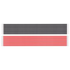 10 paia di cavi per circuito parallelo nero rosso 22AWG, lunghezza: 12 cm