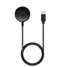 Caricabatterie per orologio con interfaccia magnetica di tipo C classico per Samsung Galaxy Watch 6 (nero)