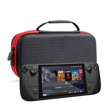 Per Steam Deck Borsa portaoggetti per console di gioco Impermeabile e a prova di caduta con strato intermedio (nero)
