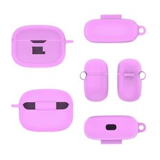 Custodia protettiva antipolvere impermeabile in silicone per cuffie JBL Vibe Beam (viola chiaro)