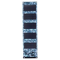 Caricatore da esterno per pannello solare pieghevole in silicio monocristallino da 10 W con doppia porta USB da 5 V (camouflage)