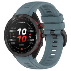 Per Garmin Approach S70 42 mm 20 mm cinturino sportivo in silicone (Rock Cyan)
