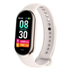 M8 Smart Watch con schermo a colori impermeabile IP68 da 1,14 pollici, supporto frequenza cardiaca / pressione sanguigna / ossigeno nel sangue / monitoraggio della glicemia (oro)