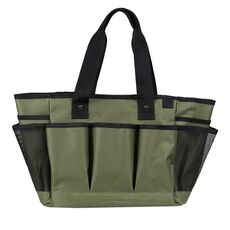 Borsa per attrezzi da giardinaggio portatile in tessuto Oxford da esterno Borsa per attrezzi da potatura da giardino (verde militare)