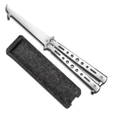Set di strumenti per la pulizia di pneumatici per auto portatili con martello di sicurezza per martello di sicurezza pieghevole(argento)