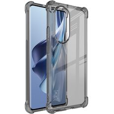 Per OPPO Reno10 5G / Reno10 Pro 5G Custodia per cellulare in TPU antiurto imak globale (nero trasparente)