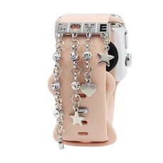 Orologio in silicone Cinturino per orologio Anello decorativo Serie di diamanti Fibbia decorativa(2)