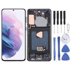 Per Samsung Galaxy S21 + 5G SM-G996B Schermo LCD OLED Digitizer Assemblaggio completo con cornice