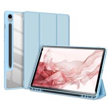 Custodia per tablet in pelle antiscivolo per Samsung Galaxy Tab S9 DUX DUCIS TOBY Series con funzione Sleep / Wake-up (blu)