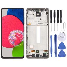 Per Samsung Galaxy A52S SM-A528B Schermo LCD TFT Digitizer Assemblaggio completo con cornice, non supporta l'identificazione delle impronte digitali