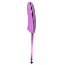 Penna stilo con piuma elettrolitica (viola)