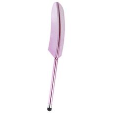 Penna stilo con piuma elettrolitica (rosa)