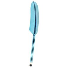 Penna stilo con piuma elettrolitica (blu)