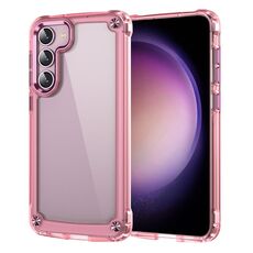 Custodia per Samsung Galaxy S22+ 5G Skin Feel TPU + PC (rosa trasparente)