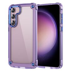 Custodia per Samsung Galaxy S22+ 5G Skin Feel TPU + PC (viola trasparente)