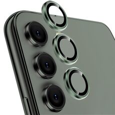 Per Samsung Galaxy S23 / S23+ 5G NORTHJO Pellicola protettiva per obiettivo fotocamera in vetro temperato CD Vein Metal Ring Film (verde)
