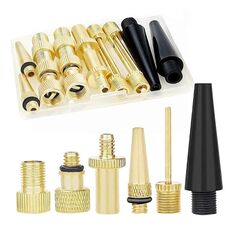 16 in 1 Tipo 2 SV/AV/DV Set di adattatori per valvole per biciclette Accessori per pompe a sfera per bici