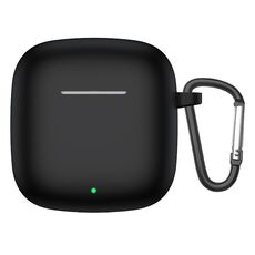 Custodia protettiva per auricolari in silicone antiurto per Huawei Freebuds SE2 con gancio (nero)