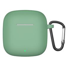 Custodia protettiva per auricolari in silicone antiurto per Huawei Freebuds SE2 con gancio (verde)