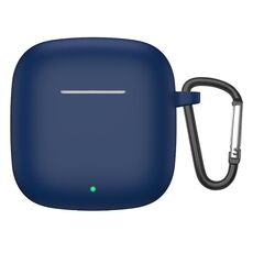 Custodia protettiva per auricolari in silicone antiurto per Huawei Freebuds SE2 con gancio (blu notte)