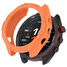 Custodia protettiva per orologio Garmin Approach S70 47mm Armor Hollow (arancione)