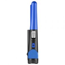 Rilevatore di metalli portatile Display LCD Cacciatore di tesori d'oro con torcia (blu)
